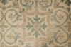 10x14 Ivory and Green Turkish Traditional Rug