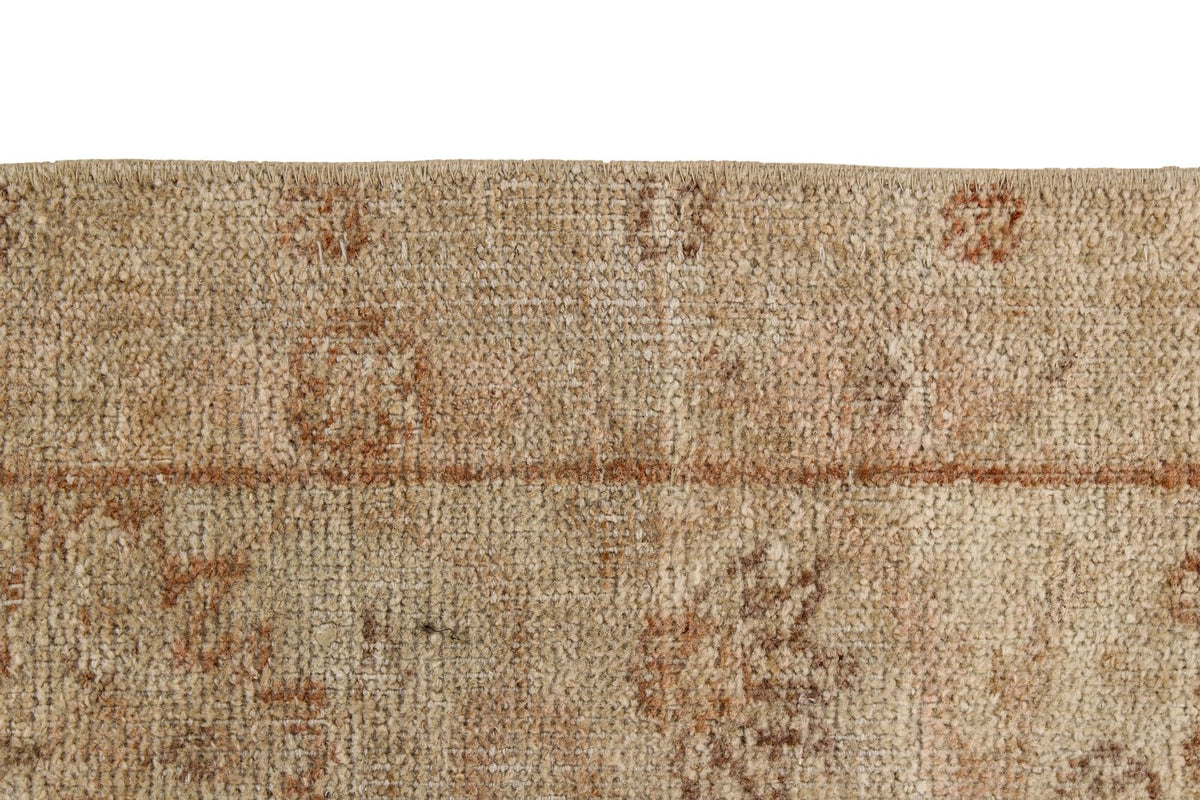 7x10 Beige Turkish Traditional Rug