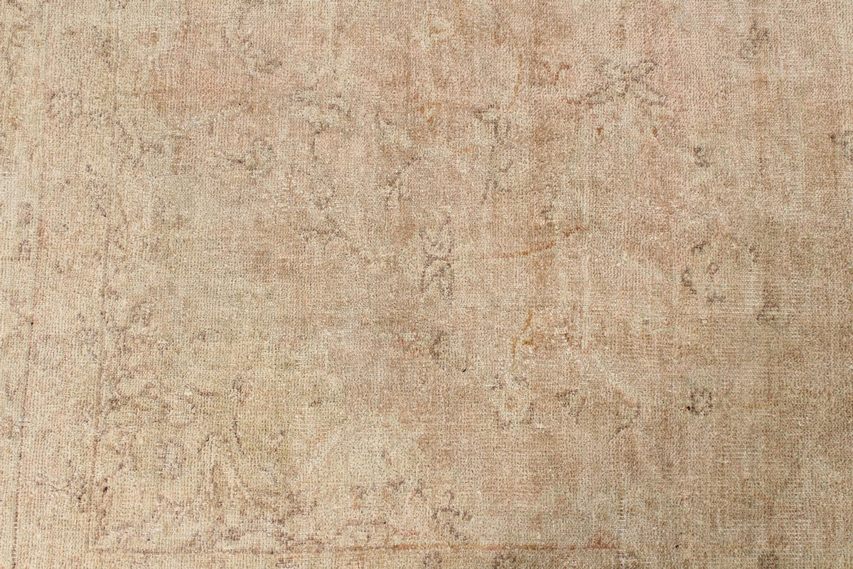 7x10 Beige Turkish Traditional Rug