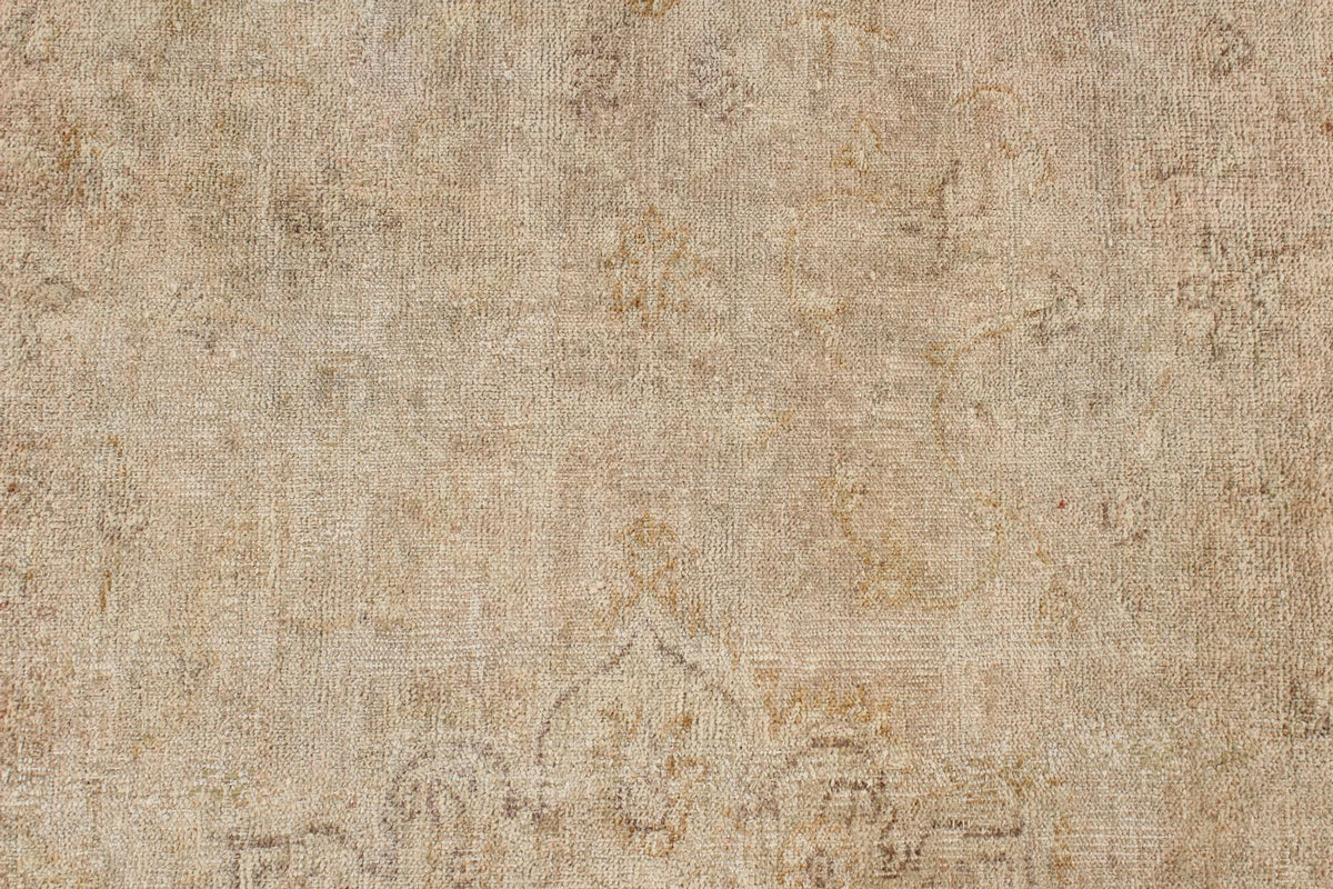 7x10 Beige Turkish Traditional Rug
