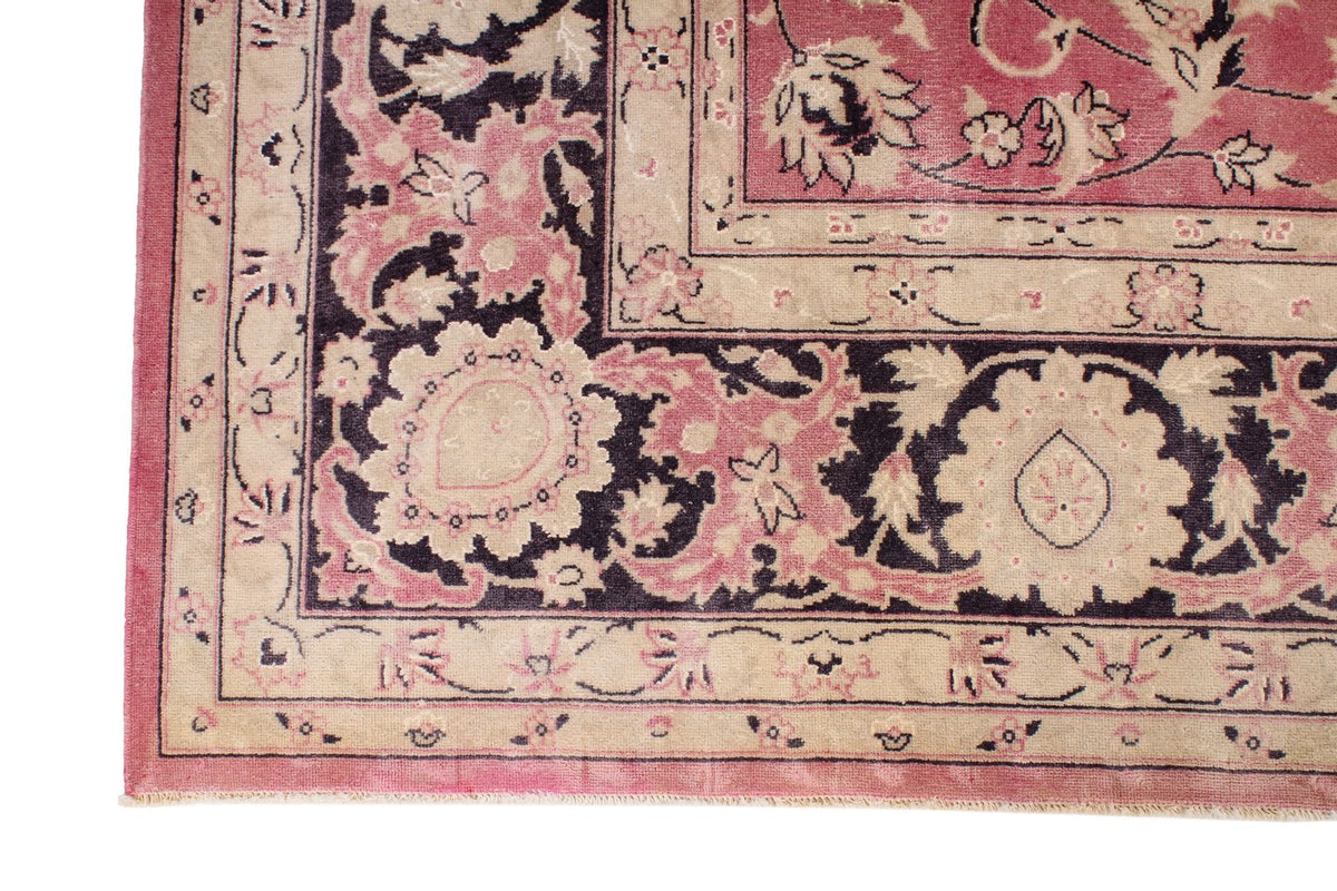 8x10 Red and Black Turkish Oushak Rug