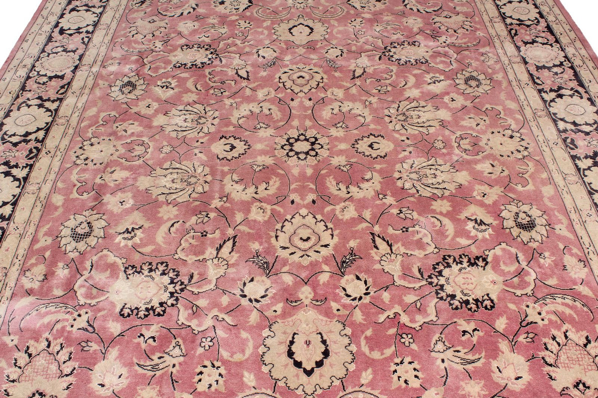 8x10 Red and Black Turkish Oushak Rug