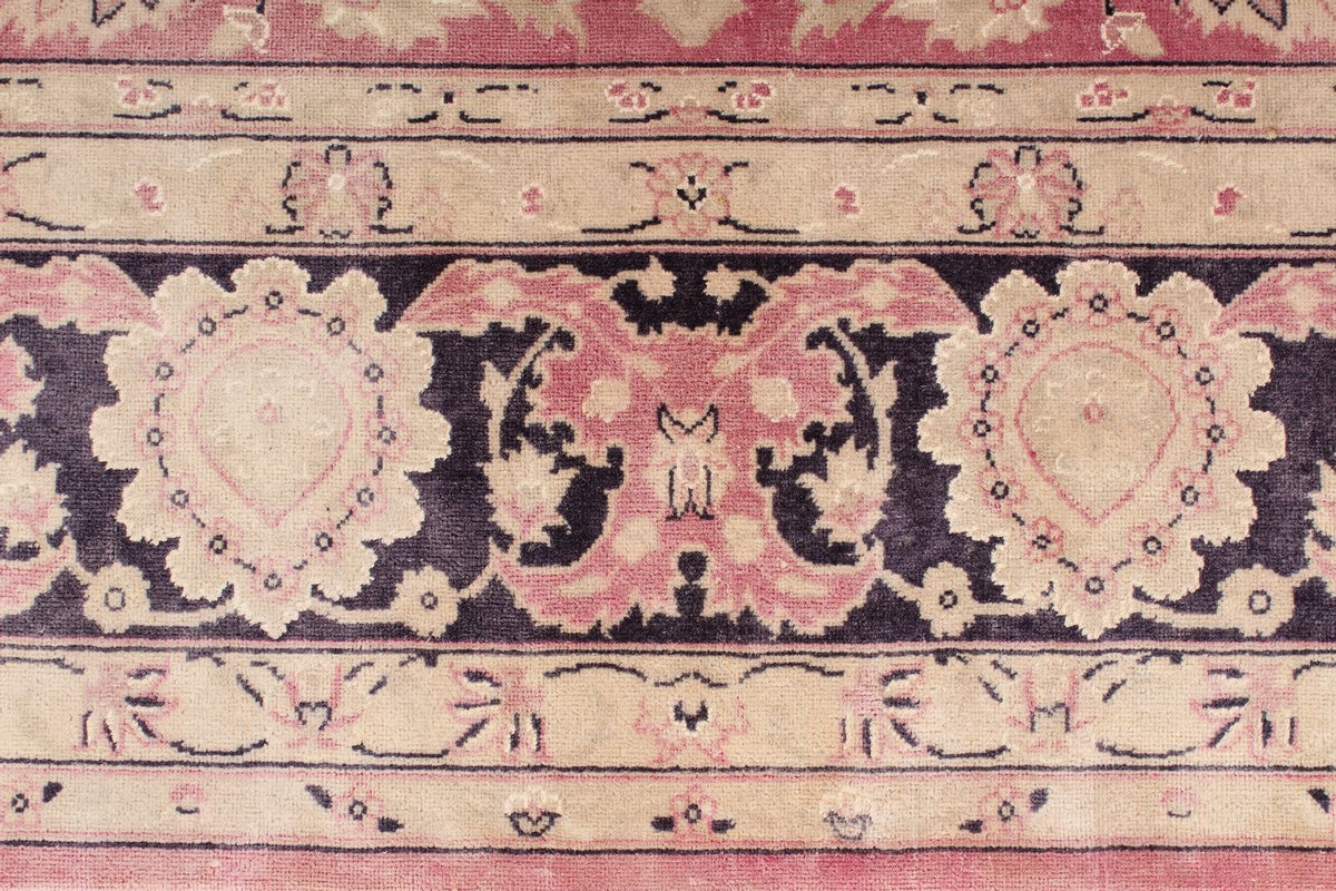 8x10 Red and Black Turkish Oushak Rug