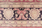 8x10 Red and Black Turkish Oushak Rug