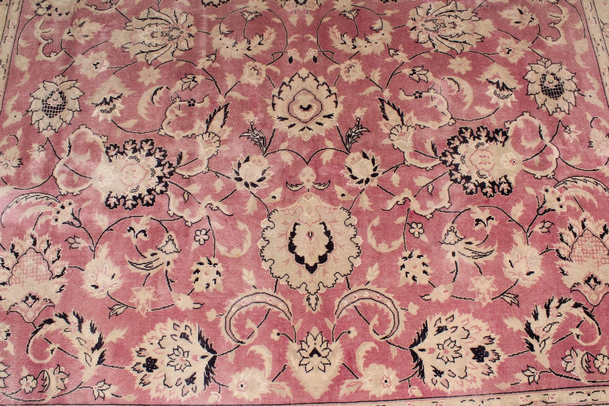 8x10 Red and Black Turkish Oushak Rug