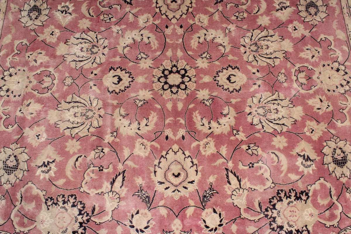 8x10 Red and Black Turkish Oushak Rug