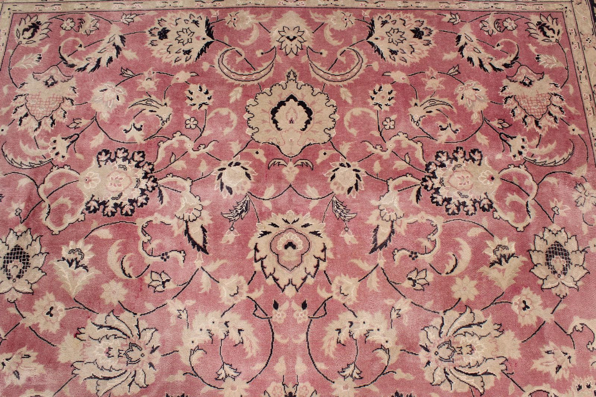 8x10 Red and Black Turkish Oushak Rug
