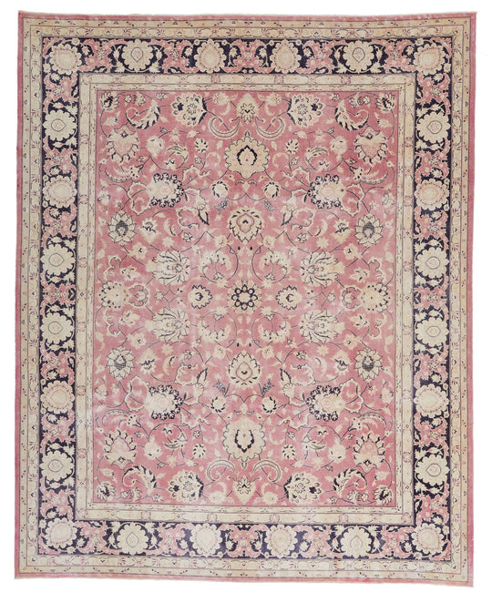 8x10 Red and Black Turkish Oushak Rug