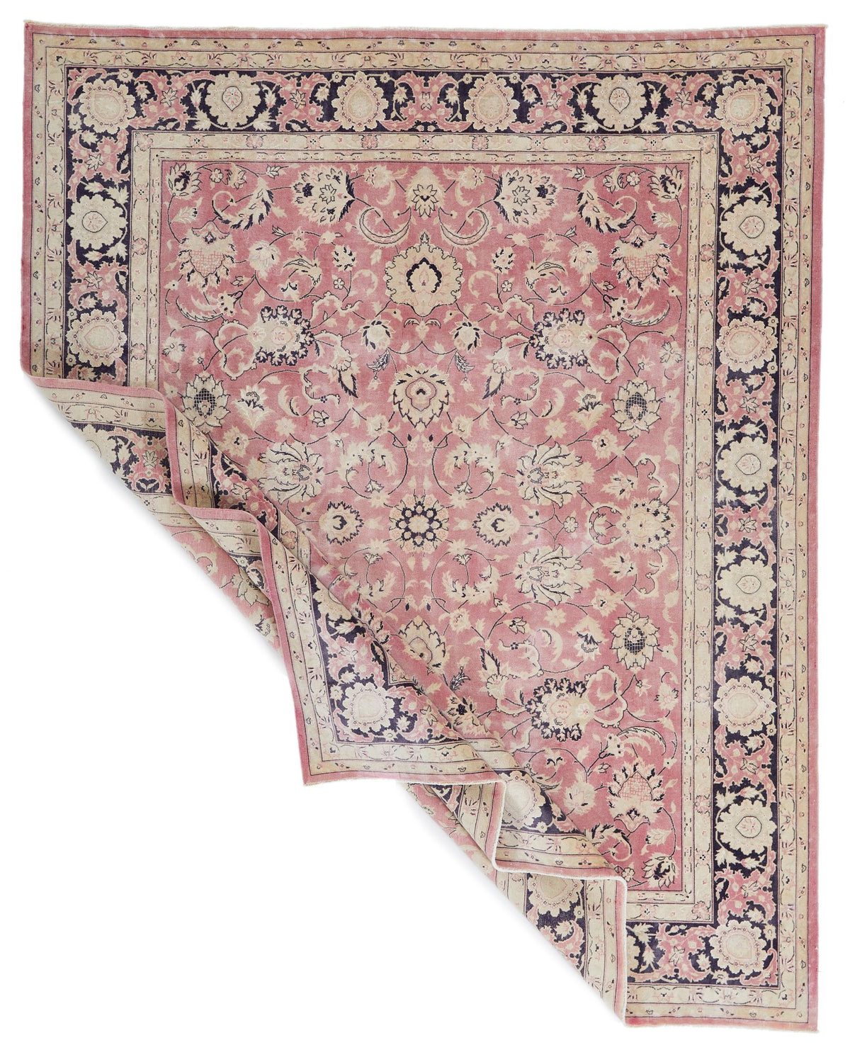 8x10 Red and Black Turkish Oushak Rug