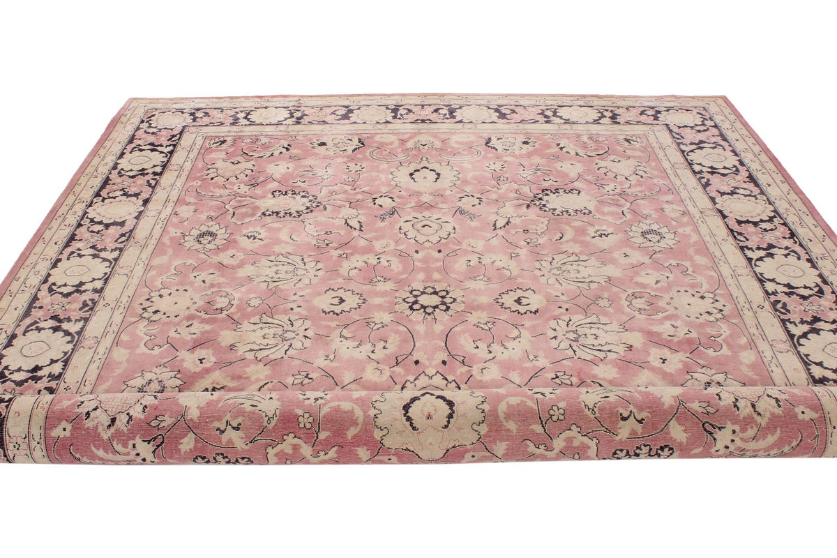 8x10 Red and Black Turkish Oushak Rug