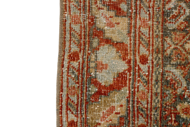 3x10 Brown and Red Persian Runner