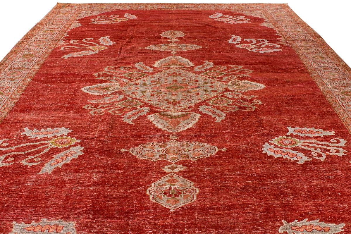 10x16 Red and Green Persian Rug