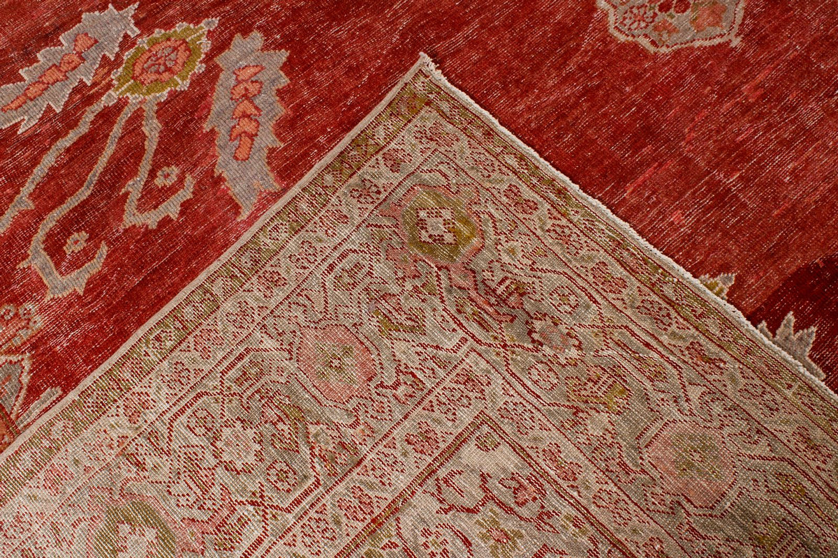 10x16 Red and Green Persian Rug