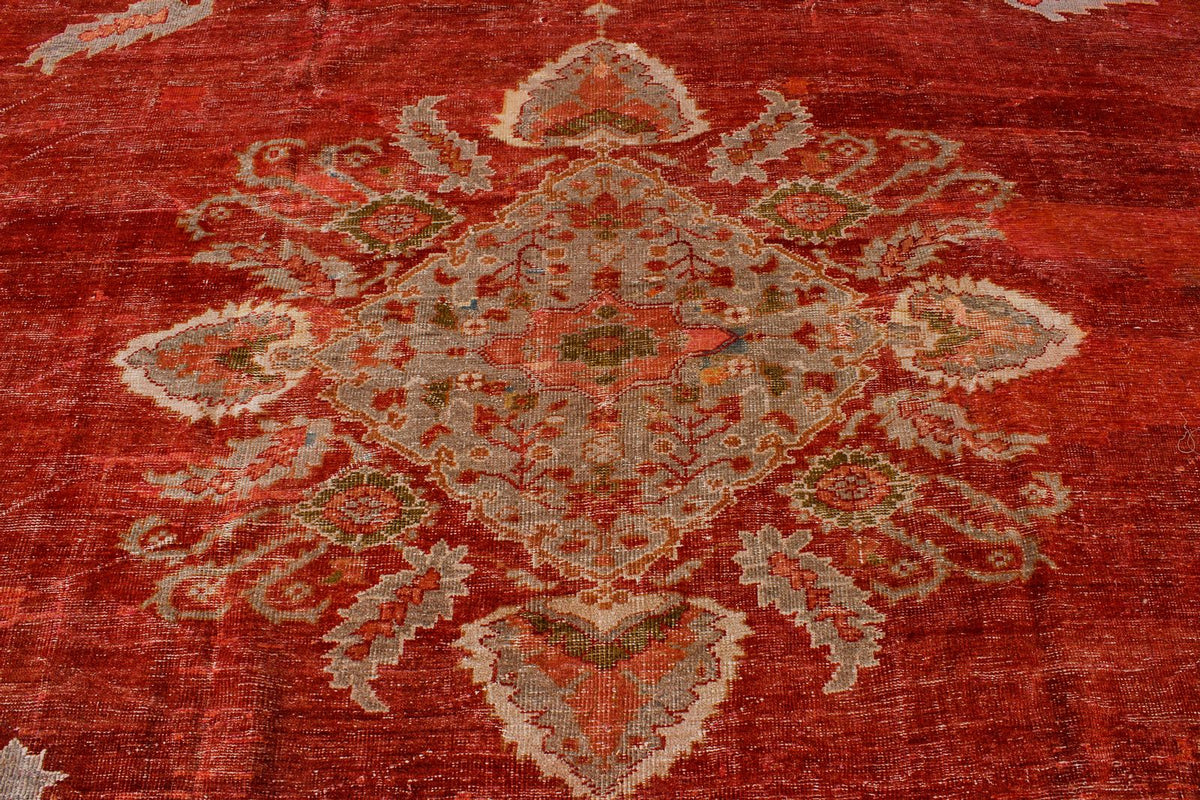 10x16 Red and Green Persian Rug