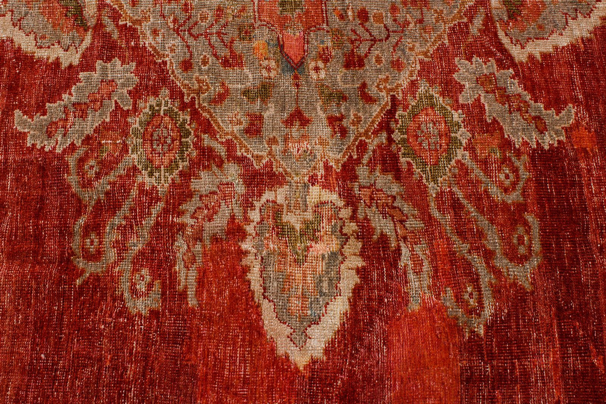 10x16 Red and Green Persian Rug