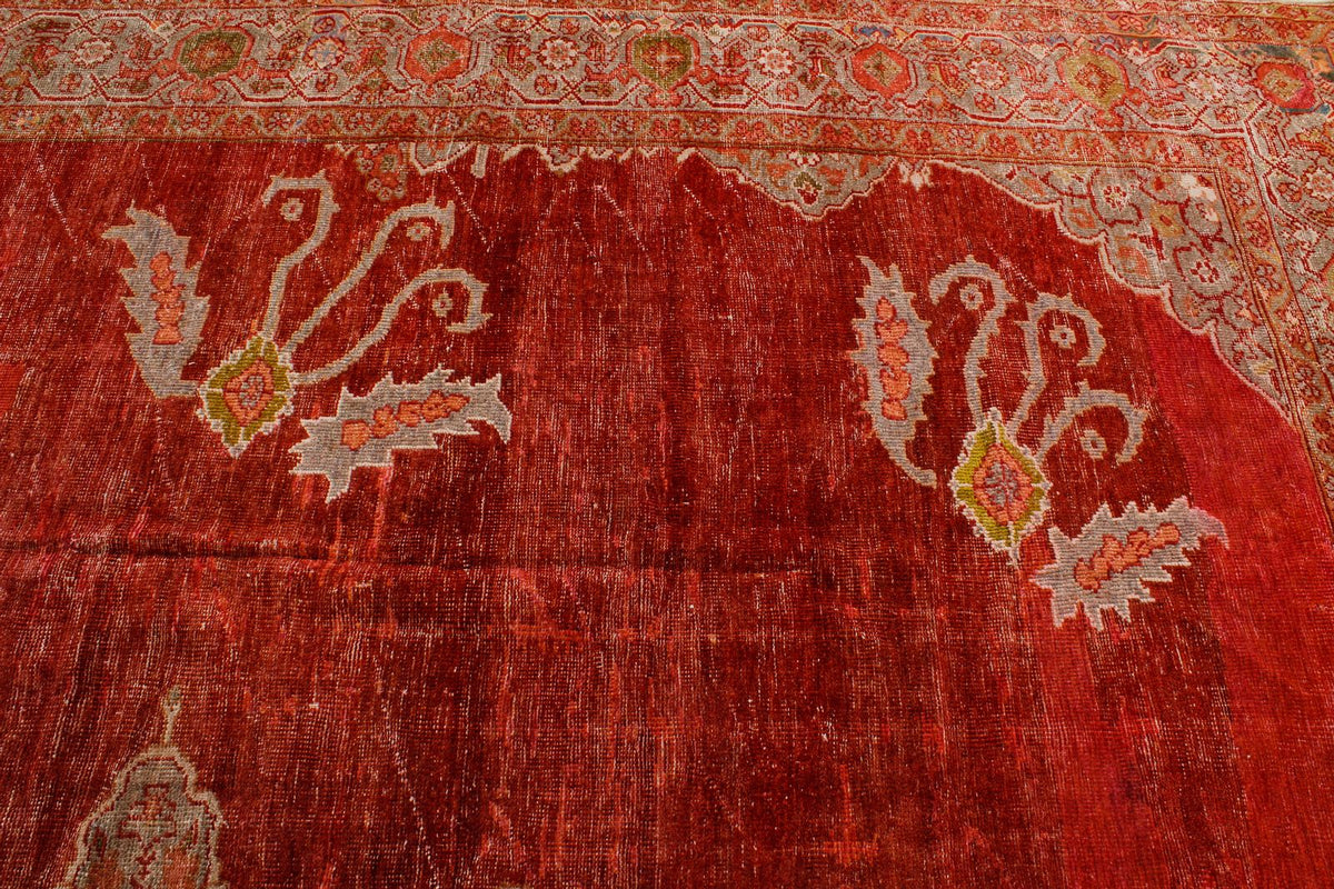 10x16 Red and Green Persian Rug