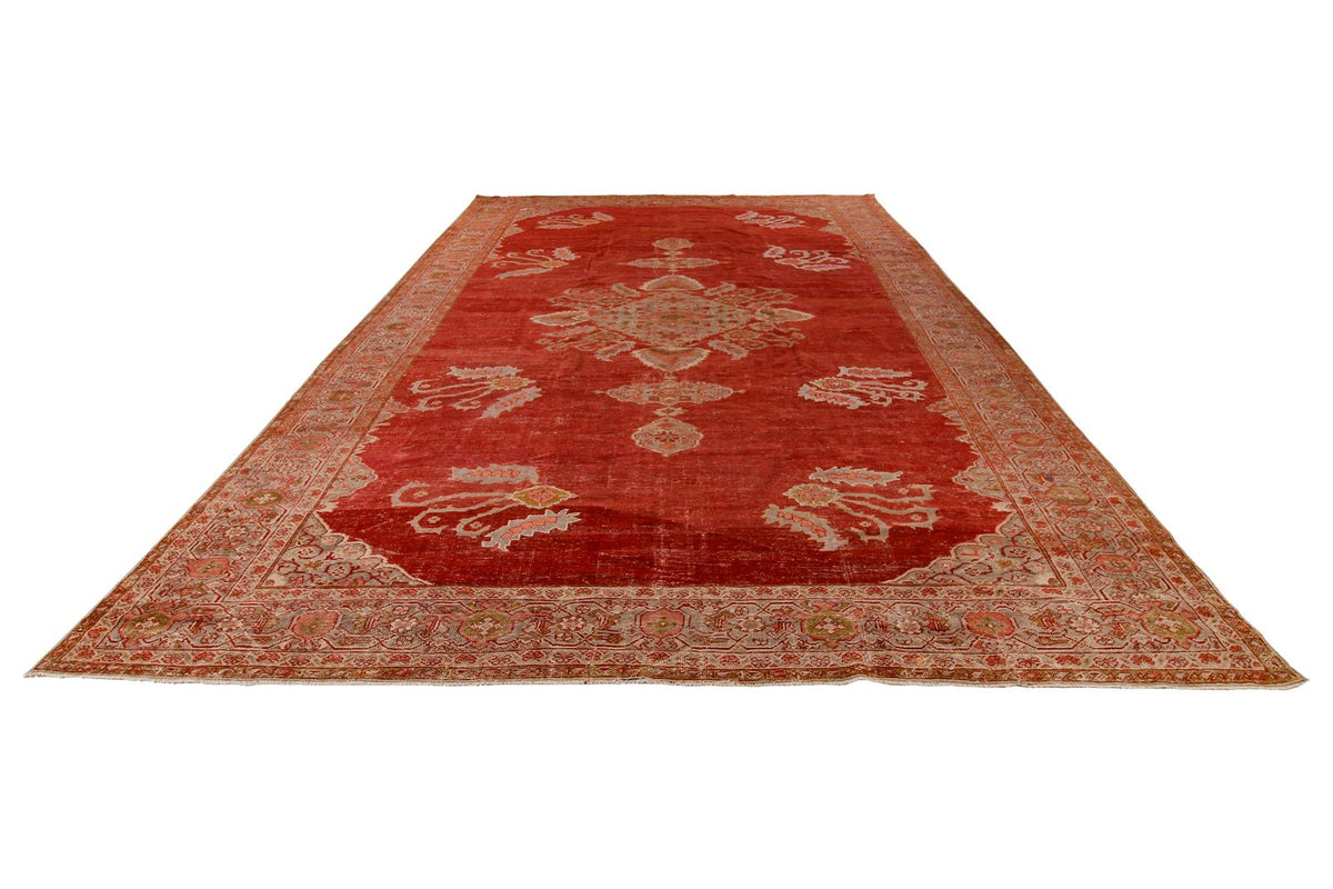 10x16 Red and Green Persian Rug