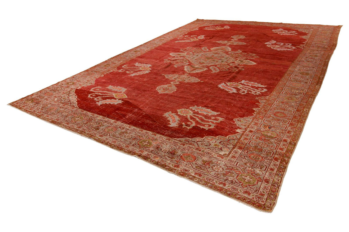 10x16 Red and Green Persian Rug