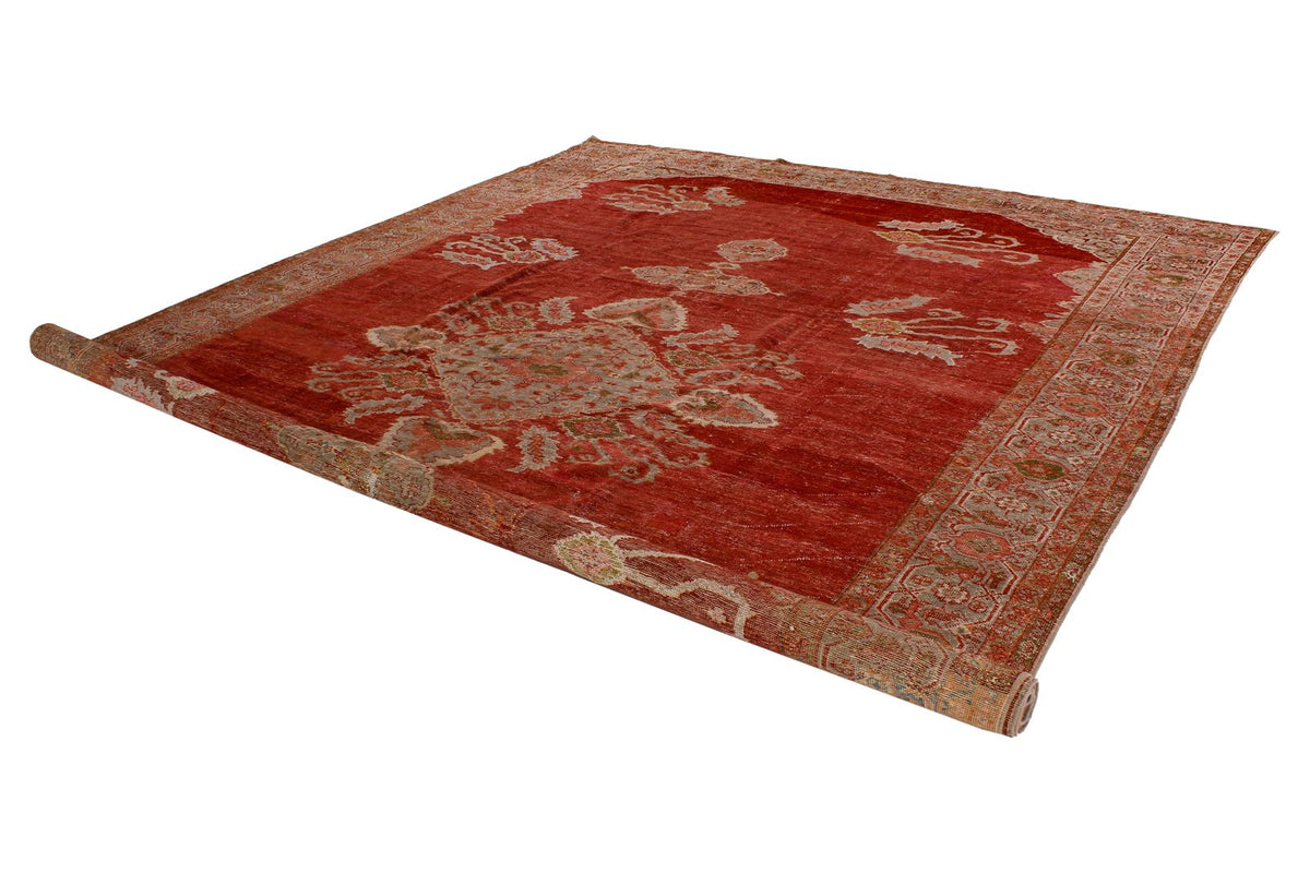 10x16 Red and Green Persian Rug