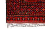 9x12 Red and Navy Turkish Tribal Rug