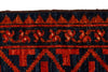 9x12 Red and Navy Turkish Tribal Rug