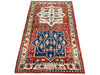 3x5 Red and Blue Anatolian Traditional Rug