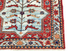 3x5 Red and Blue Anatolian Traditional Rug