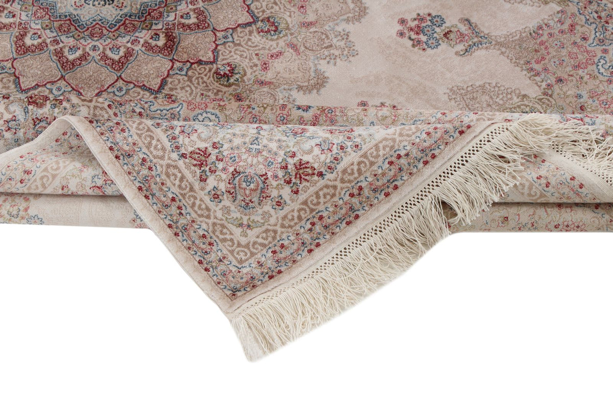 4x6 Ivory and Beige Turkish Antep Rug