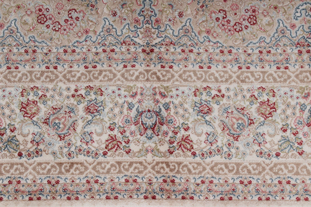 4x6 Ivory and Beige Turkish Antep Rug