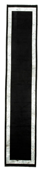 3x13 Black and White Turkish Antep Runner