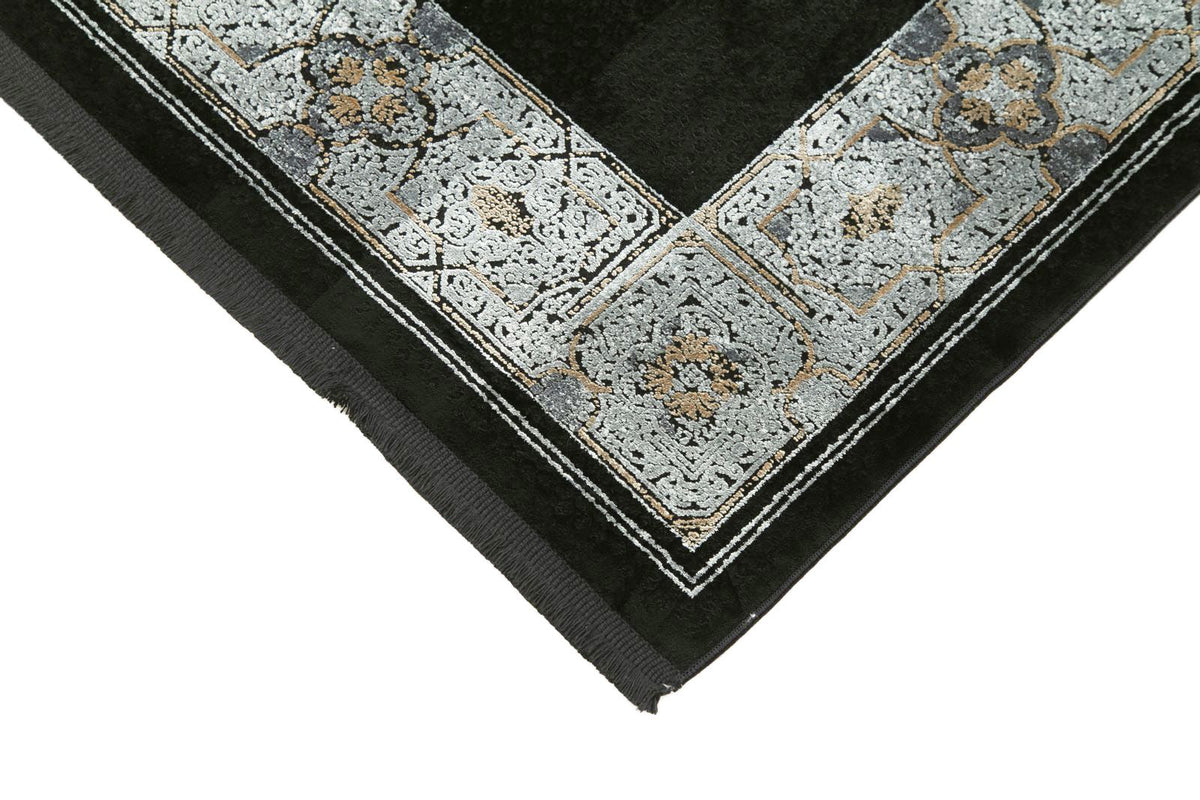 3x13 Black and White Turkish Antep Runner