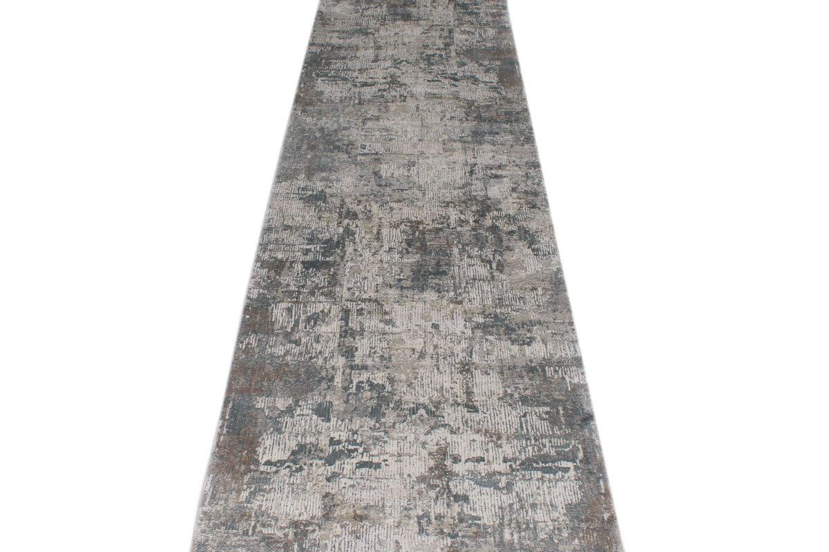 3x13 Blue and White Turkish Antep Runner