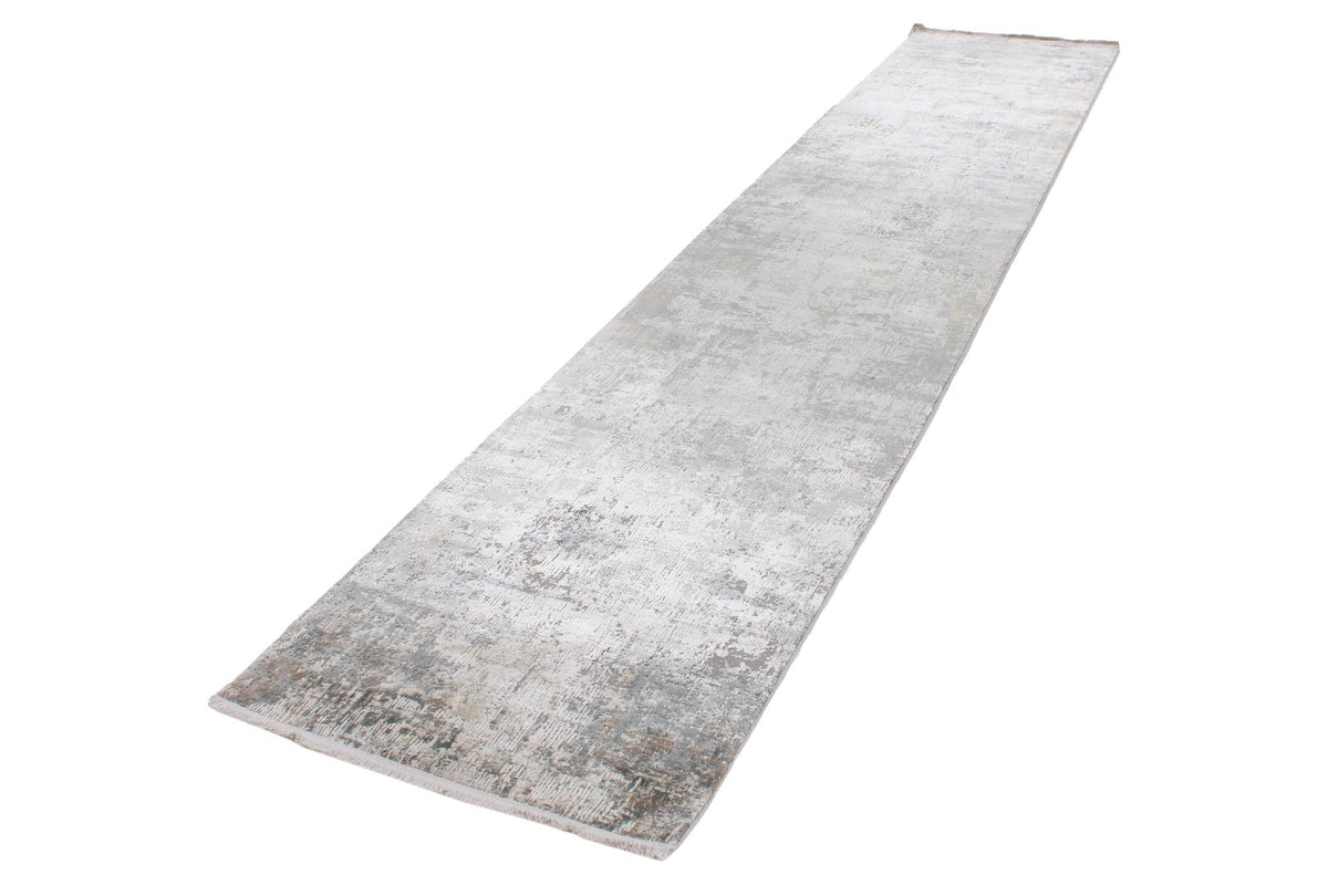 3x13 Blue and White Turkish Antep Runner