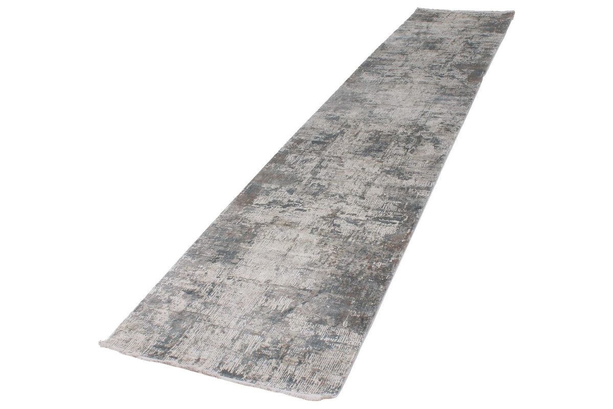 3x13 Blue and White Turkish Antep Runner