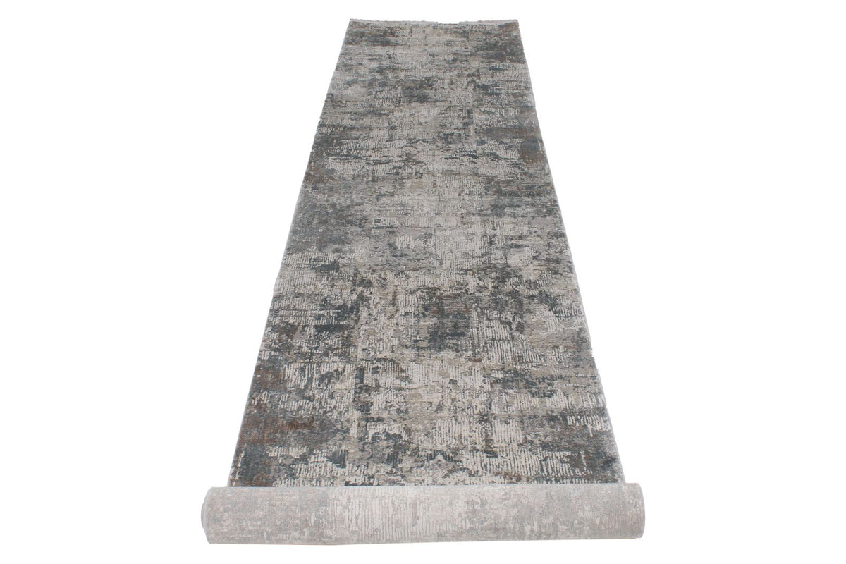 3x13 Blue and White Turkish Antep Runner