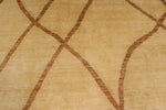 8x11 Beige and Ivory Modern Contemporary Rug