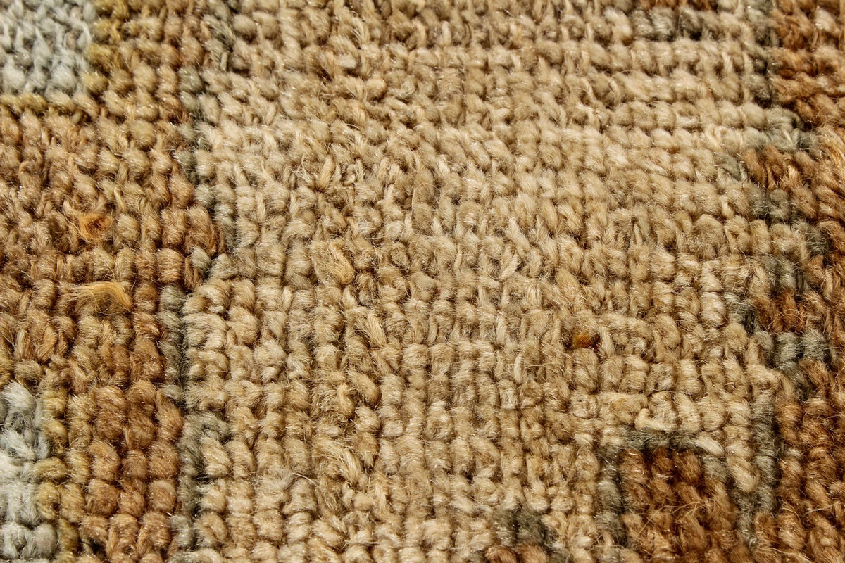 8x10 Blue and Brown Turkish Oushak Rug