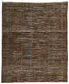 8x10 Blue and Brown Modern Contemporary Rug