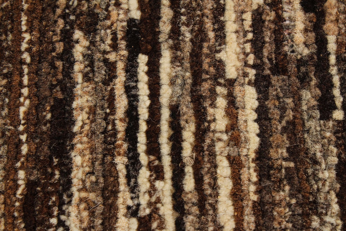 8x10 Blue and Brown Modern Contemporary Rug