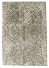 5x8 Gray and Black Modern Contemporary Rug