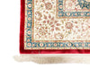 6x8 Red and Ivory Turkish Antep Rug