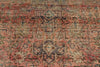 Vintage Handmade 9x13 Beige and PinkAnatolian Turkish Overdyed Distressed Area Rug