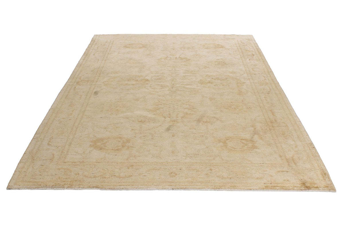 6x9 Ivory Turkish Oushak Rug