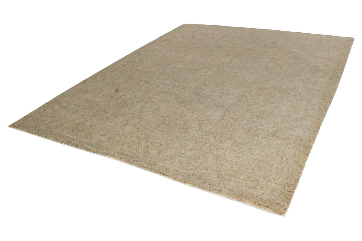 8x10 Ivory Turkish Oushak Rug