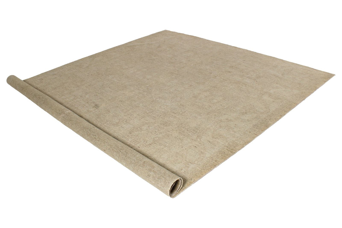 8x10 Ivory Turkish Oushak Rug