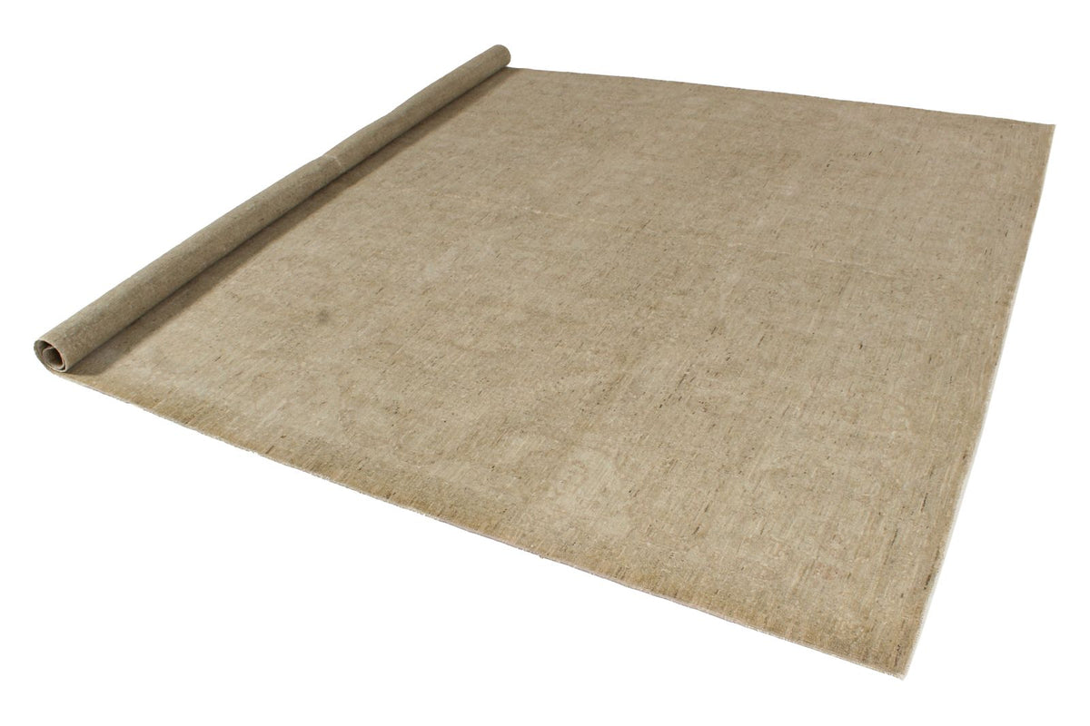 8x10 Ivory Turkish Oushak Rug