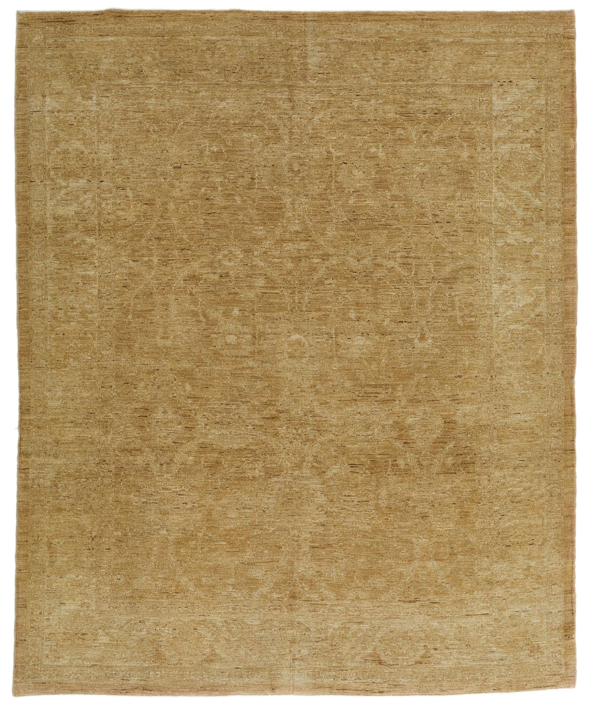 7x8 Beige and Ivory Persian Rug