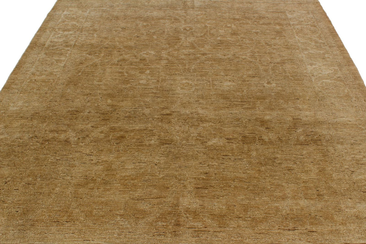 7x8 Beige and Ivory Persian Rug