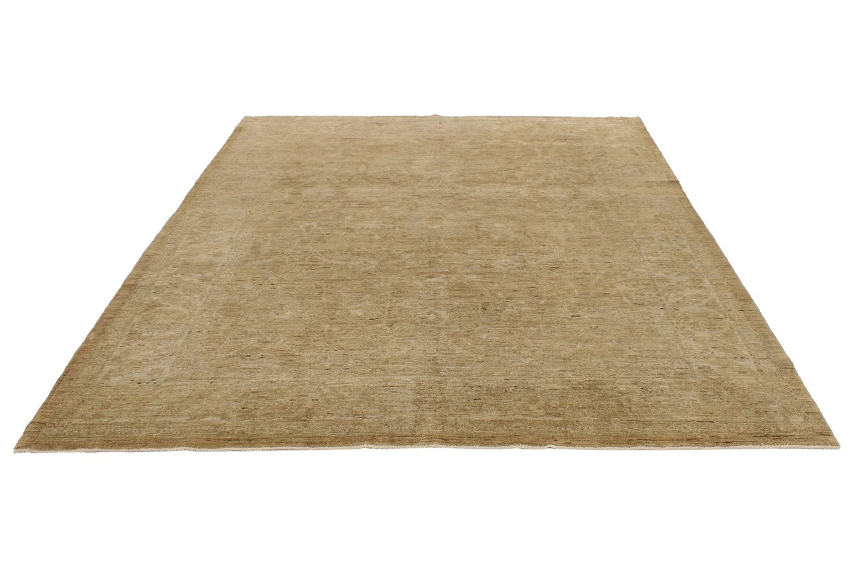 7x8 Beige and Ivory Persian Rug
