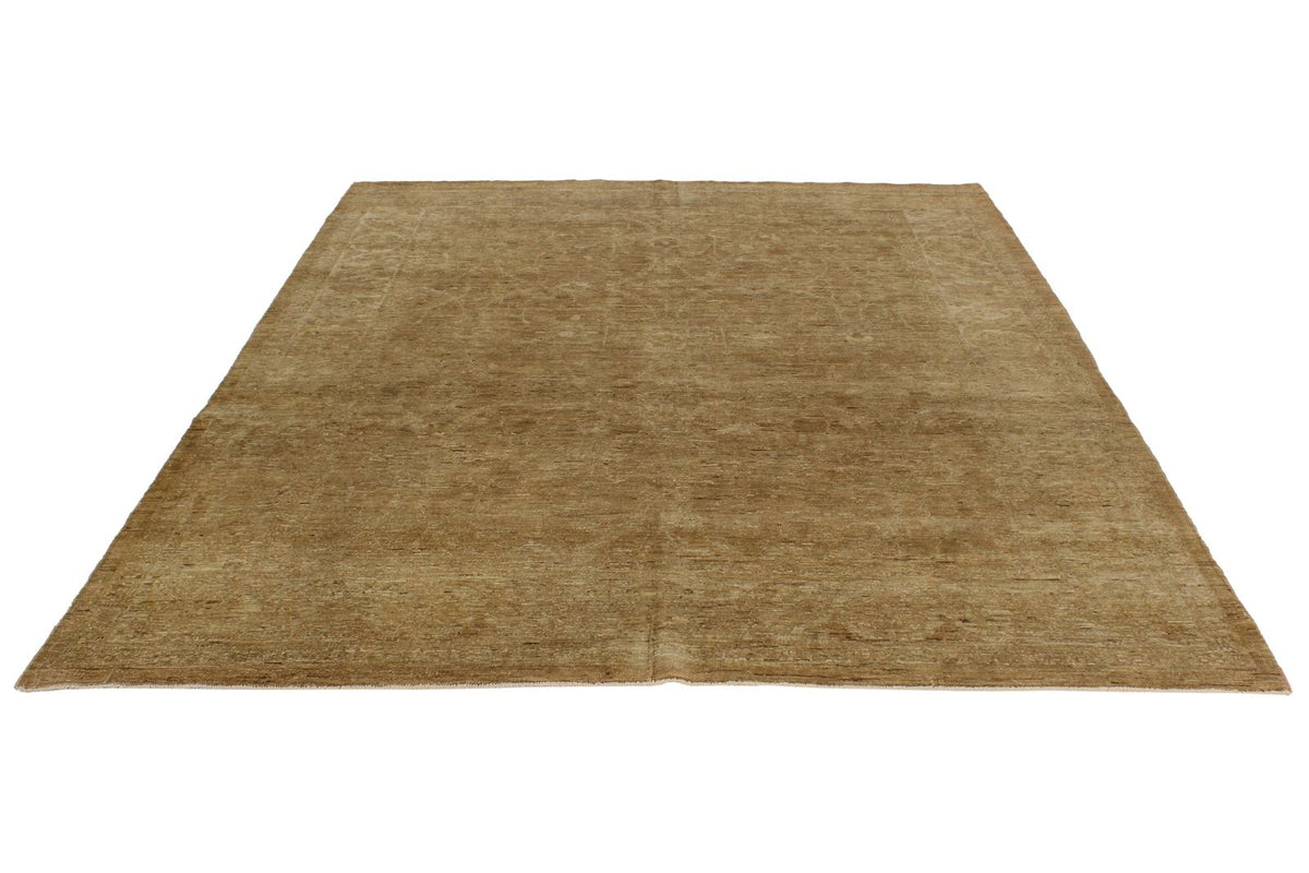 7x8 Beige and Ivory Persian Rug